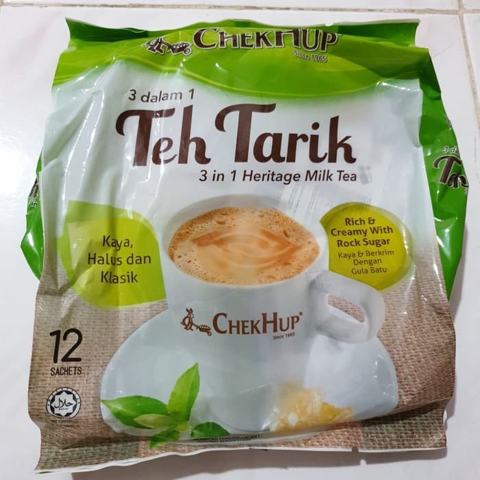 

1 Pack Teh Tarik 3in1 Milk Tea TEA " Rich & Creamy " 12x40gr Exp. Oktober 2026