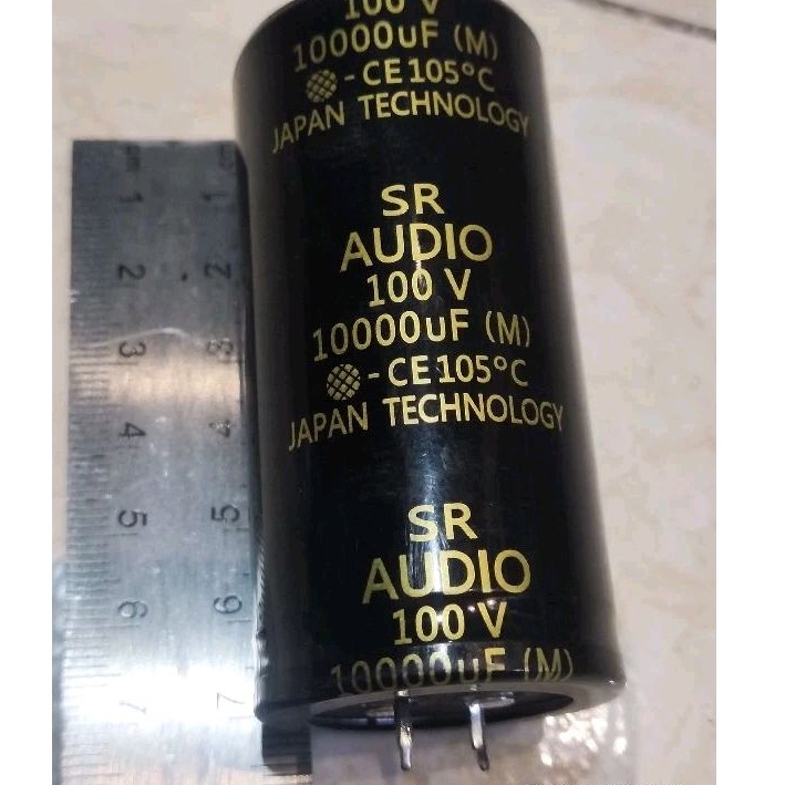 SR AUDIO ELCO 100V 10000UF JAPAN TECHNOLOGI