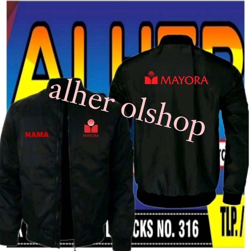 jaket bomber mayora bordir jaket mayora jaket bomber PT mayora jaket PT mayora jaket kerja mayora ja
