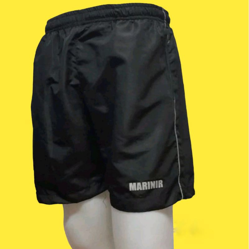 CELANA AEROBIK PRIA MARINIR / CELANA KOLOR PENDEK MARINIR HITAM