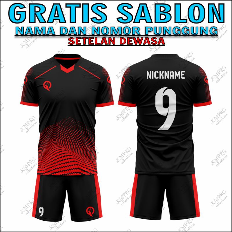 JERSEY FUTSAL CUSTOM NAMA DAN NO PUNGGUNG GLB005