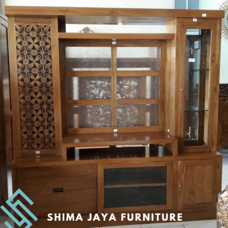 PARTISI  bufet pajangan bufet kayu jati