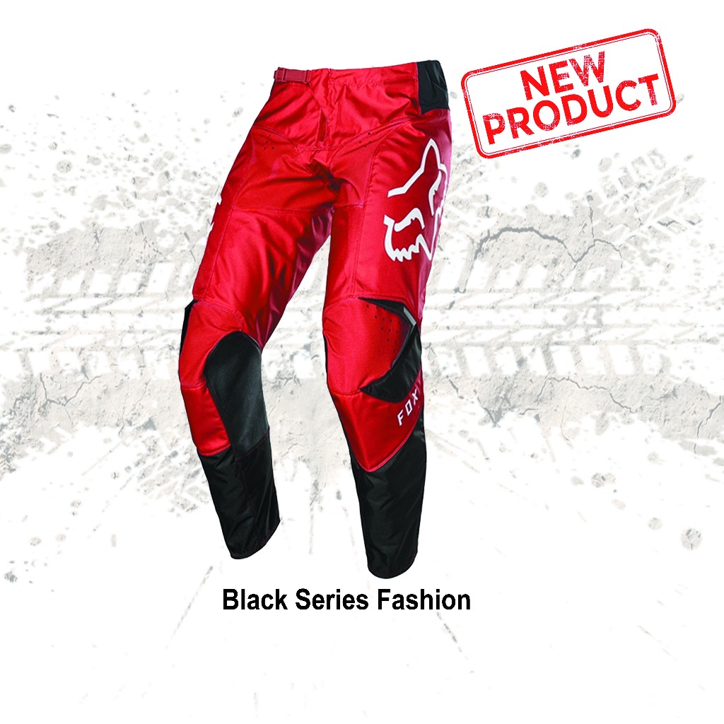 Celana Pants pakaian sepeda motor motorcross trail cross trabas adventure enduro Hitam Black putih w