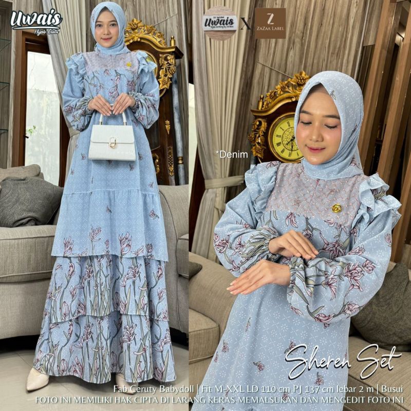 [[RESTOK]] WANDA SET / SHEREN SET By Uwais Hijab