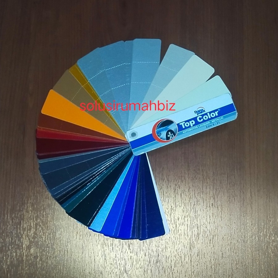 =====] KATALOG CAT MOBIL KIPAS TOP COLOR METALLIC DANAPAINT TOPcolor warna