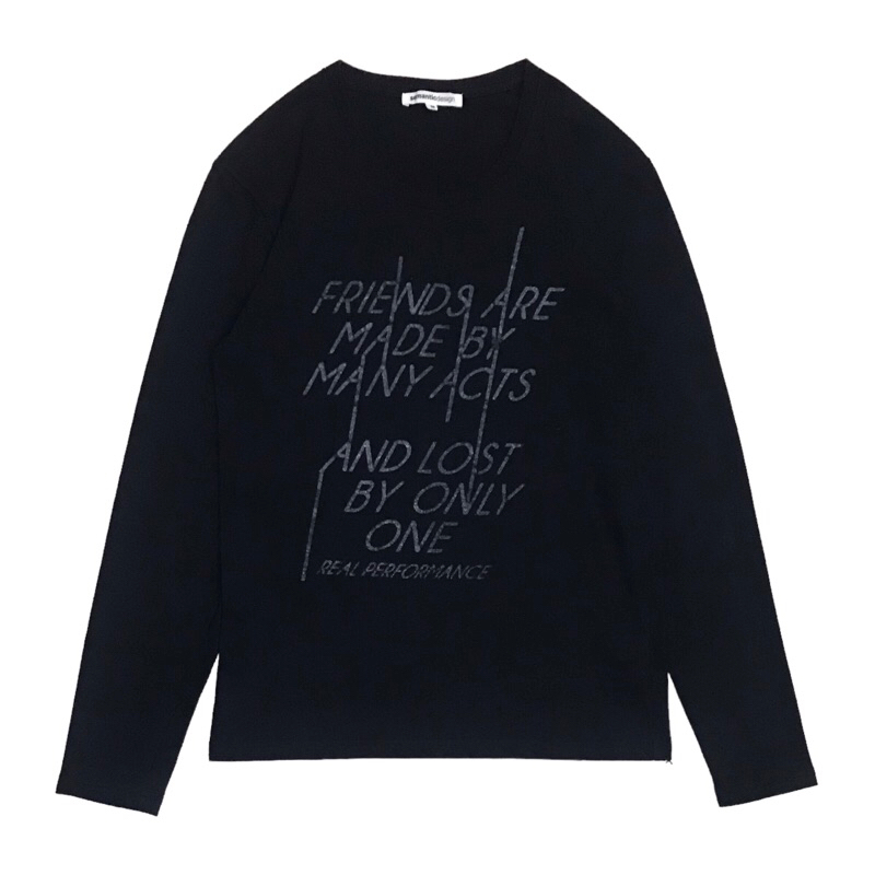 Y2K SEMANTIC DESIGN POEM LONG SLEEVE