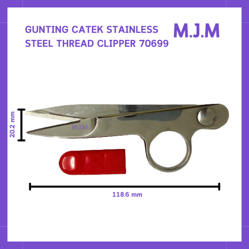 

Gunting Potong Benang stainless Steel Thread Clipper-Cekris Cutter M.J.M-70699