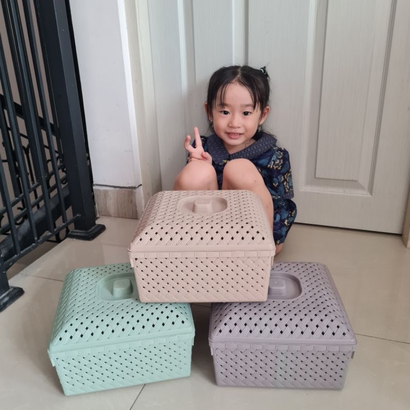 Keranjang Serbaguna/Keranjang Makanan,Hampers,Berkatan/Wakul Anyam