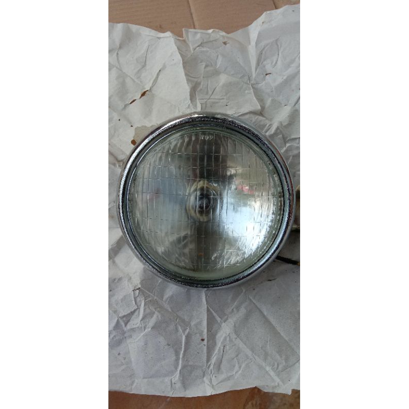 reflektor lampu depan headlamp reflektor Assy Yamaha RX100 RX125 non original NOS