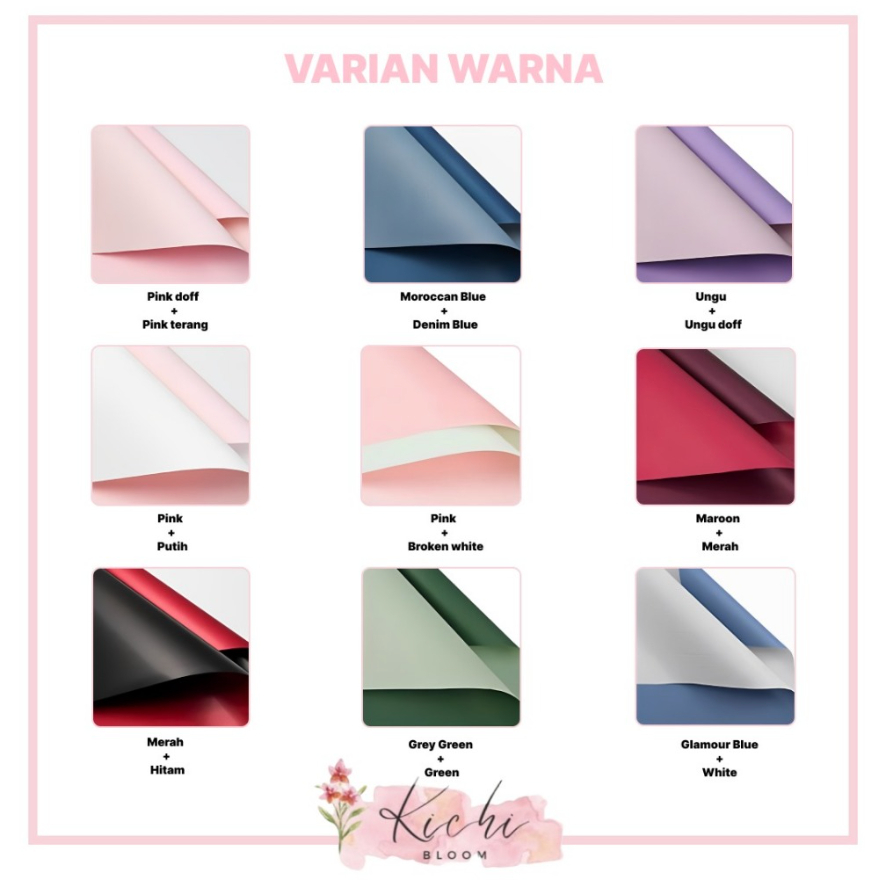 

(1 PACK ISI 20 LEMBAR) Kertas Bunga Buket List Gold Emas Cellophane / Flower Wrapping Pack List Gold / Cellophane Border Gold