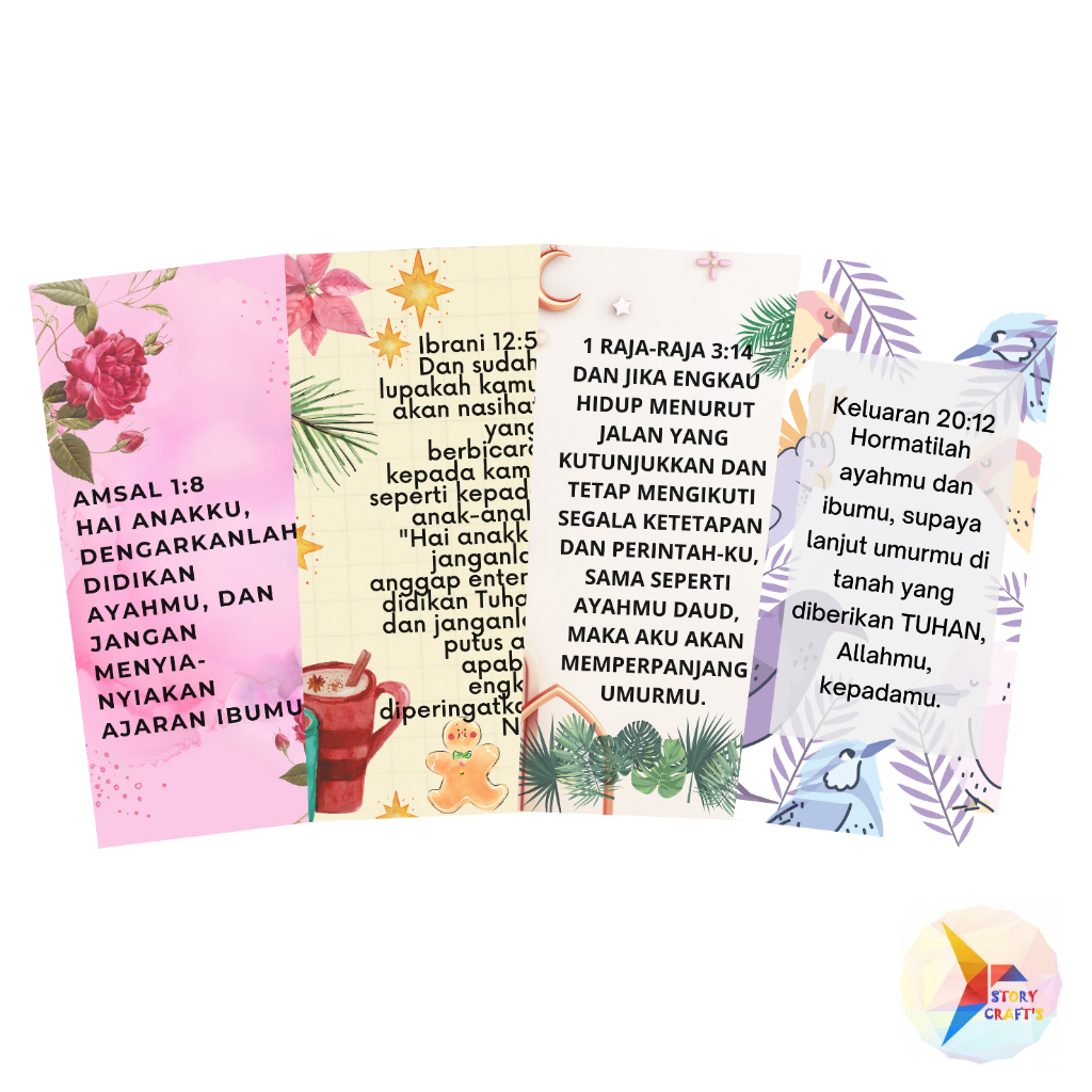 

Storycraftsid Pembatas Buku - Tema Ayat Emas Alkitab Keluarga Dalam Kasih