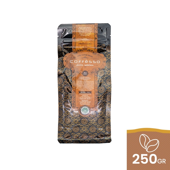 

Coffesso Java Mocha Coffee Bean - Biji Kopi 250 gr