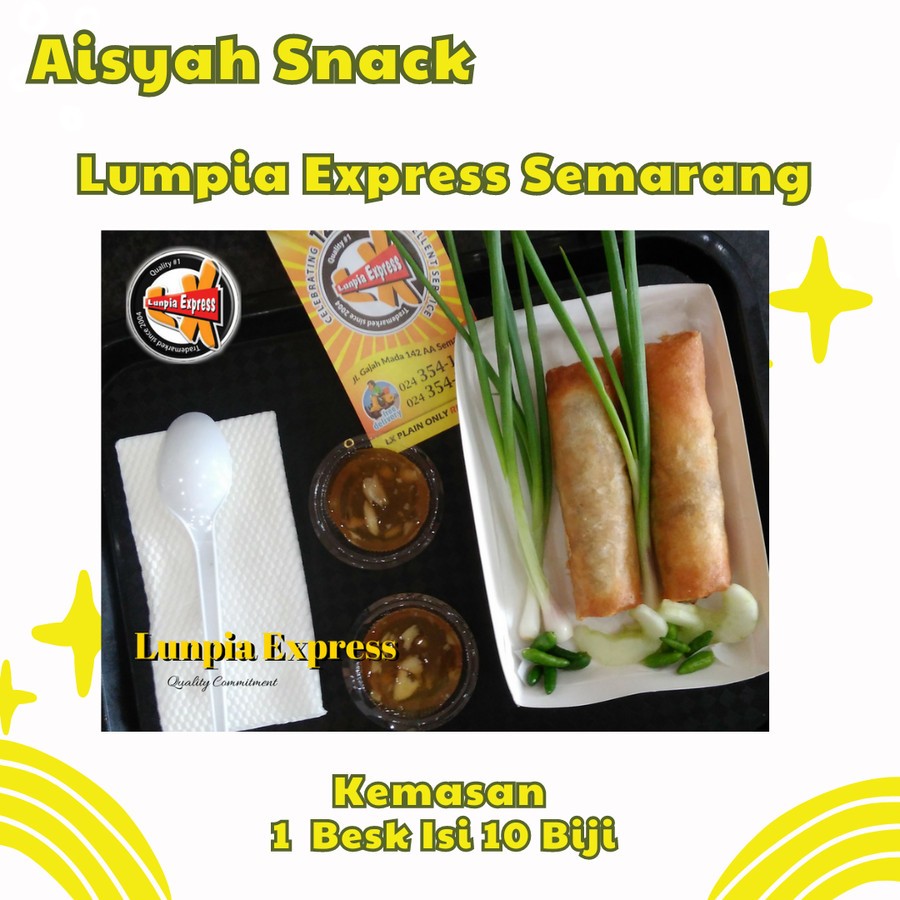 

LUNPIA EXPRES ISI 10 BIJI LUMPIA ASLI SEMARANG - CRAB - PLAIN