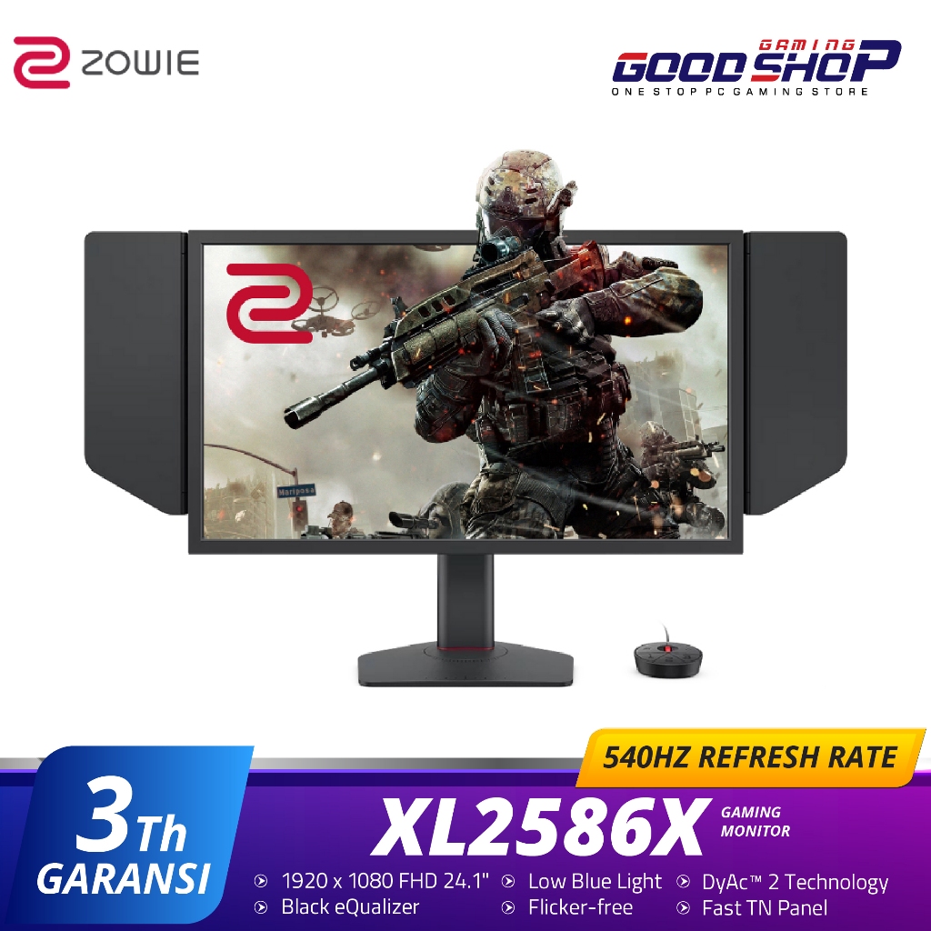 BenQ ZOWIE XL2586X Fast TN 540Hz DyAc™ 2 Esport Gaming Monitor