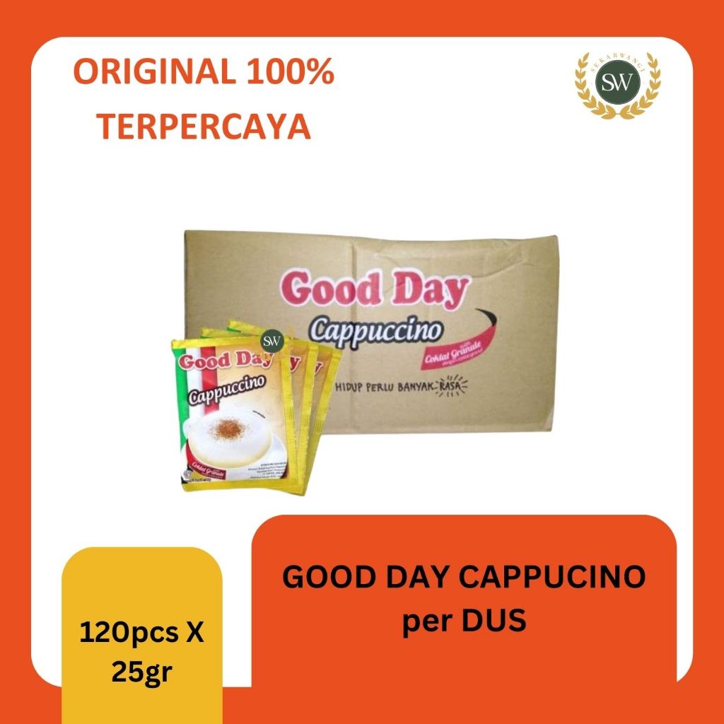 

Good Day CAPPUCINO PER DUS ISI 120 SACHET @25GR