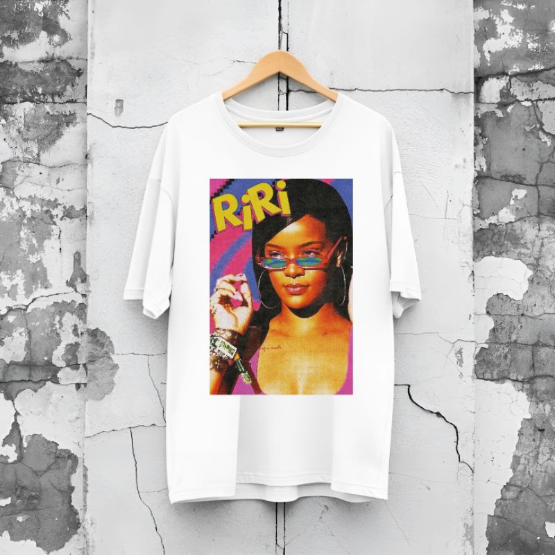 KAOS VINTAGE RIHANNA RIRI KAOS MUSIK