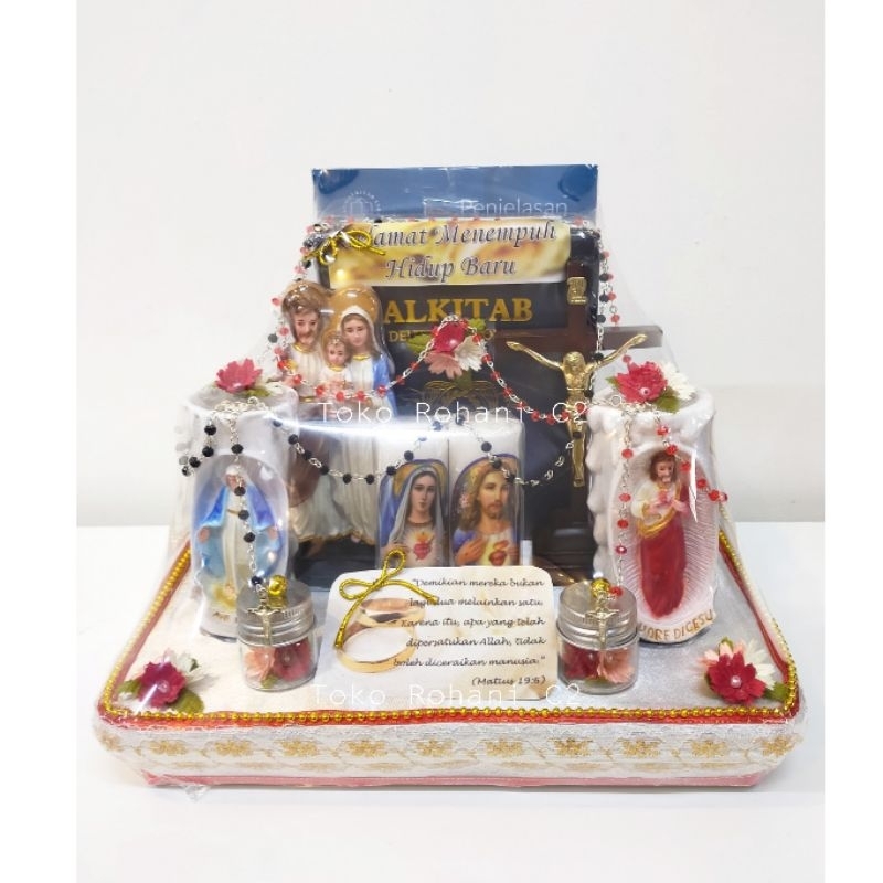 Paket Pernikahan Katolik Set - Paket Perkawinan Katolik - Hantaran Pernikahan Katolik.