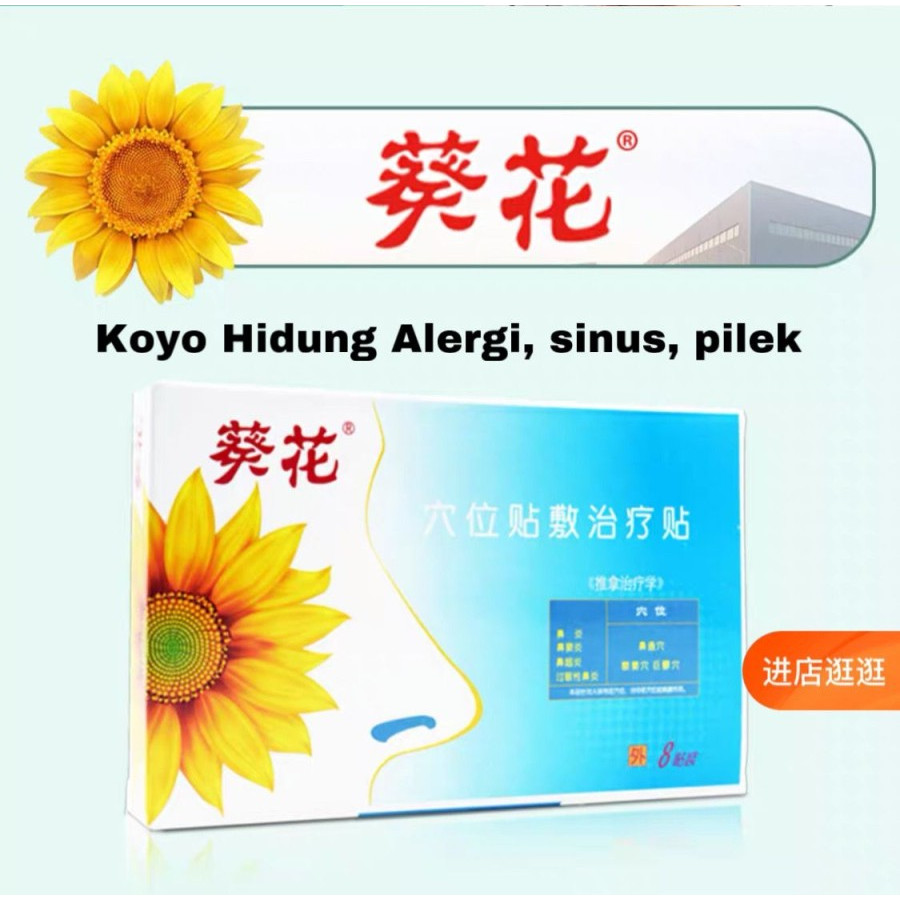 Koyo Alergi Sinusitis Pilek Flu Hidung Gatal Hidung Tersumbat Bersin Tidak Berhenti Koyo Tempel Hidu
