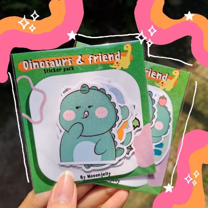 

Dinosaurus Sticker Pack by Mooonjelly