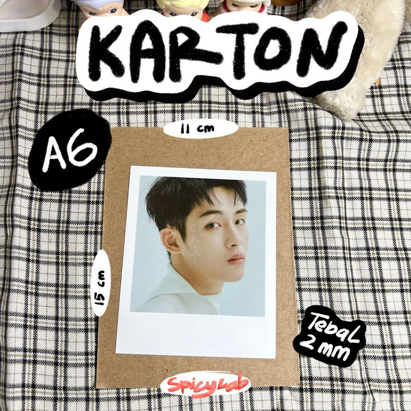 

1 Pcs KARTON A6 (Yellow Board Packing Postcard)