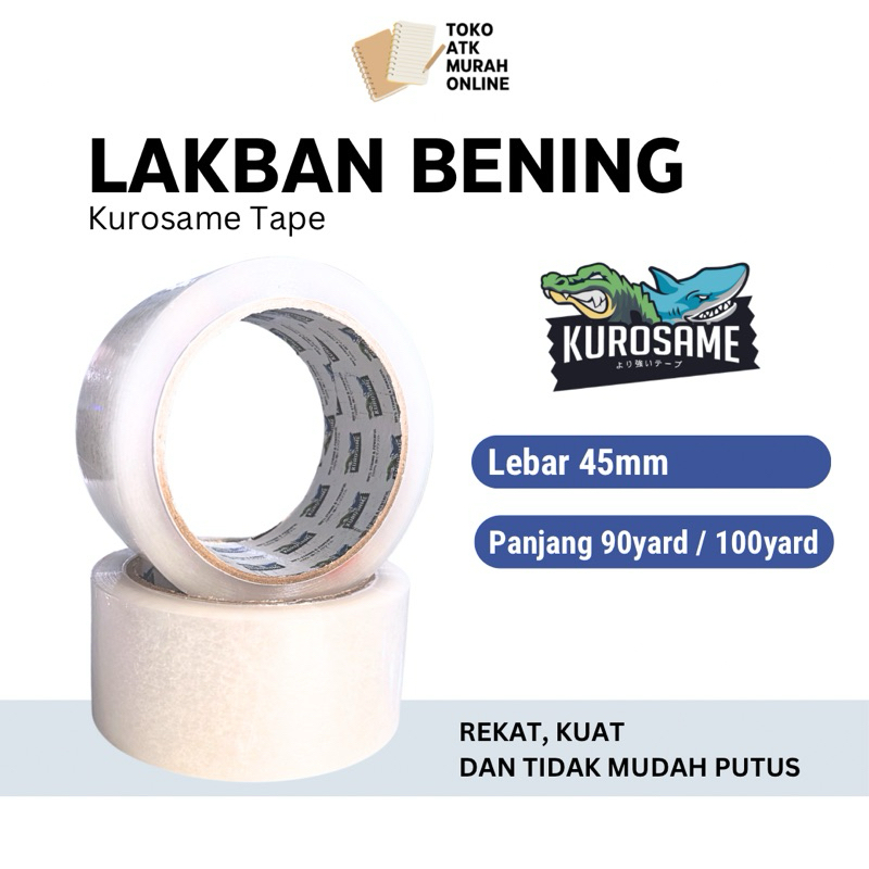

Isolasi Bening 45mm X 90Yard (1roll)