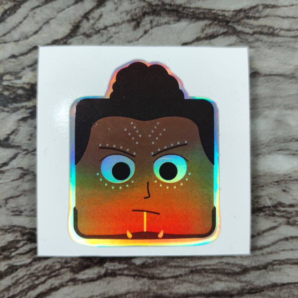 

Stiker Hologram Marvel Shuri Square