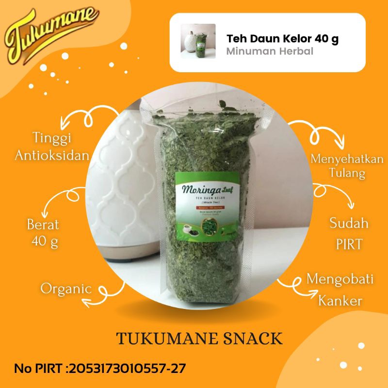 

Teh Daun Kelor Kualitas Premium 40g