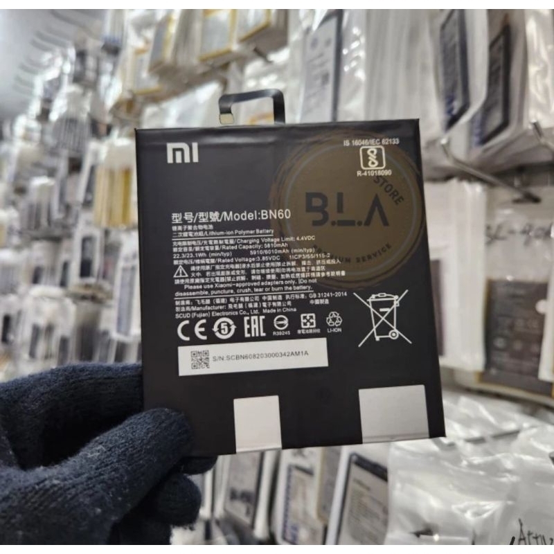 Baterai Battery BN60 Xiaomi Mi Pad 4 Original