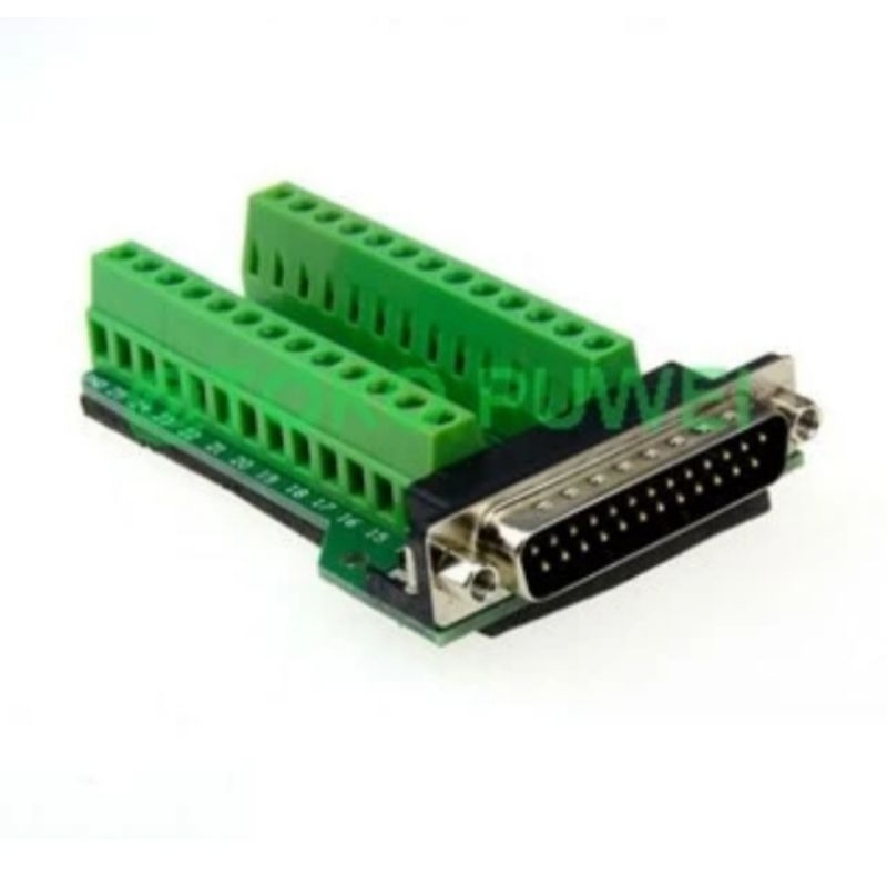 db25 fe to 25pin 25pin  board terminal conector screw 25