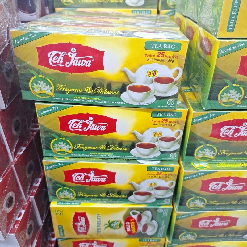 

TEH JAWA celup 25teabags Jasmine melati