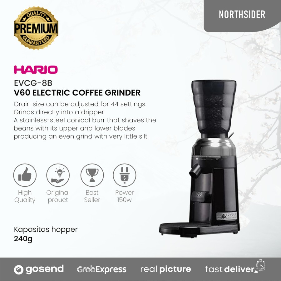V60 electric coffee grinder EVCG-8B | grinder kopi elektrik