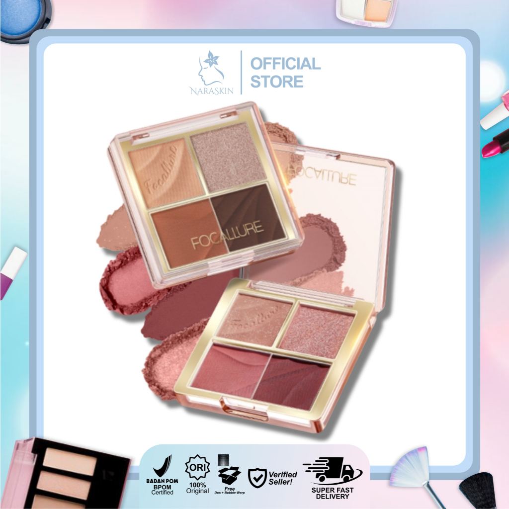 Focallure 4 Pan Eyeshadow Palette - FA314