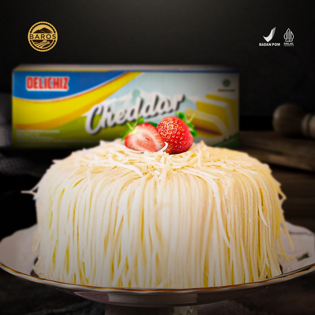 

RB Baros Keju Cheddar Olahan Delichiz - Blok