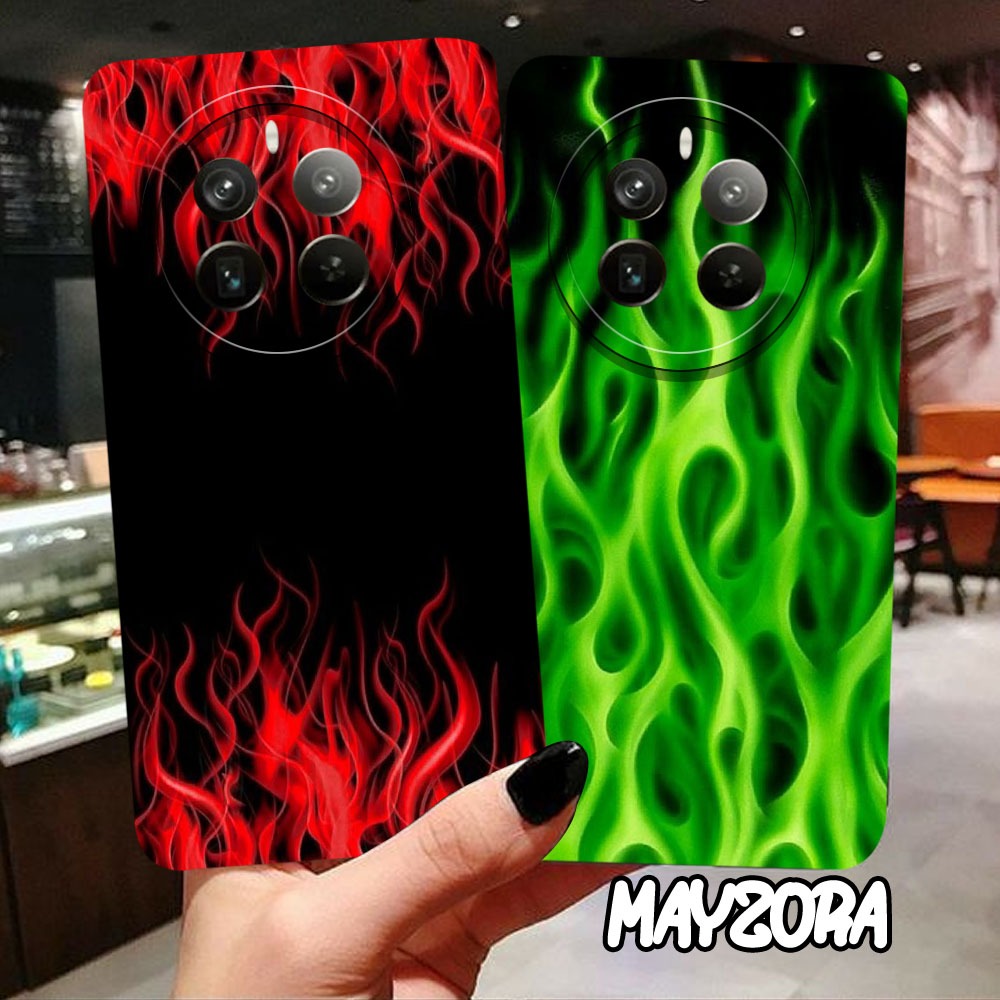 Case pro camera Realme 12 pro Terbaru 2024 -Silikon Realme 12 pro - motif API - Softcase Realme 12 p