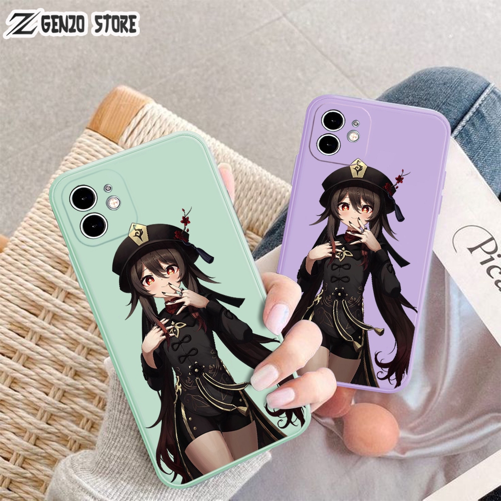 SOFTCASE ALL TYPE VIVO "HU TAO GENSHIN IMPACT" Y35/Y50/Y51 2020/V9/V15/V15 PRO/V20/S1/Y02/Y22/T1 5G/