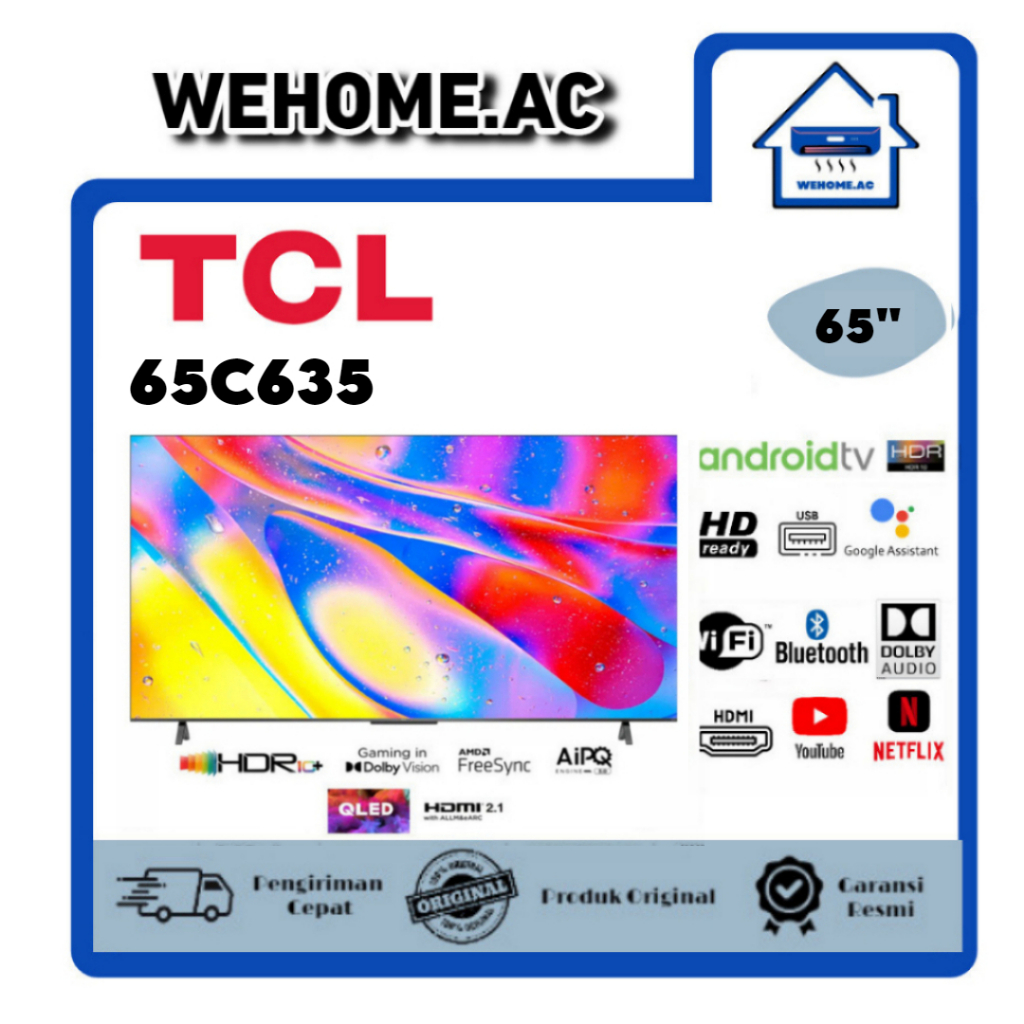 TV LED TCL 65C635 LED TV Android TCL 65 Inch Android TV TCL UHD 4K QLED