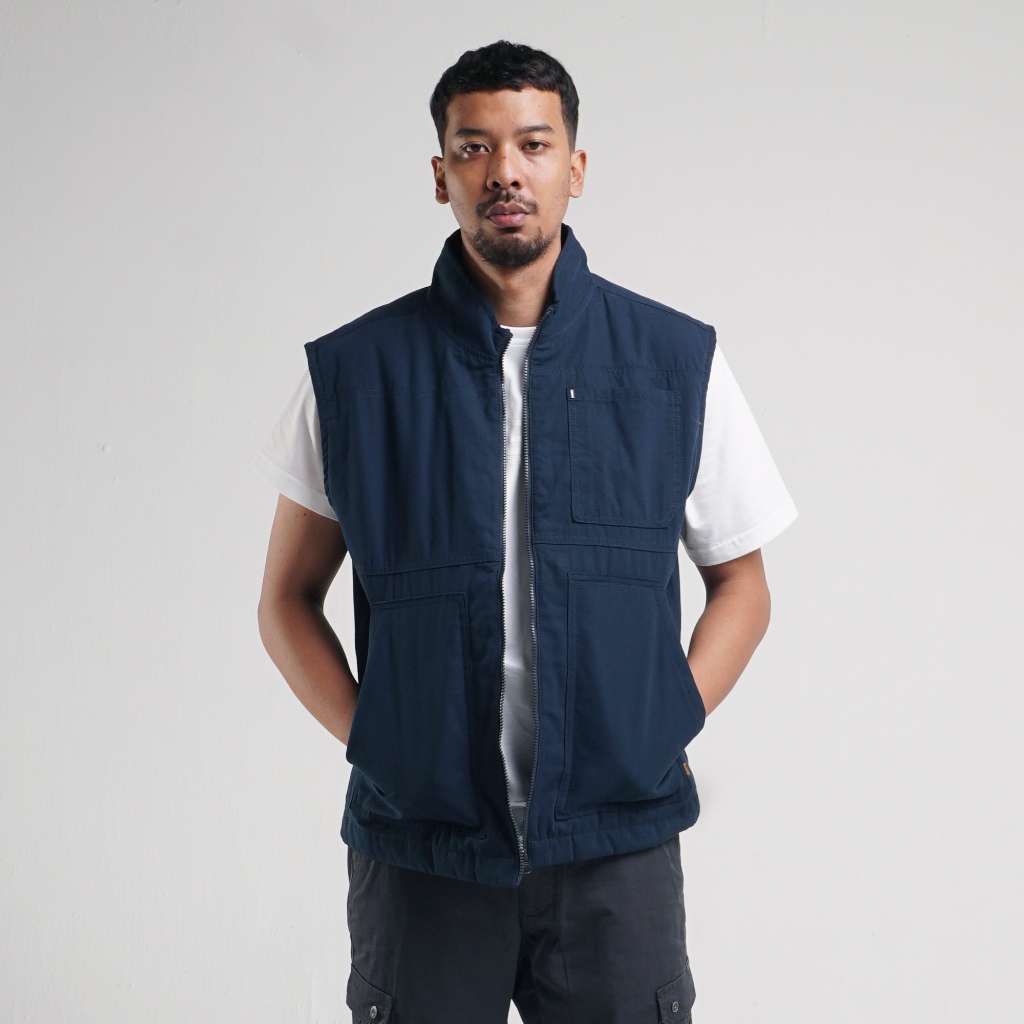 Rompi MGEE Original - Rompi Pria Original MGEE Outdoor Vest Walter CKPR 009 Navy