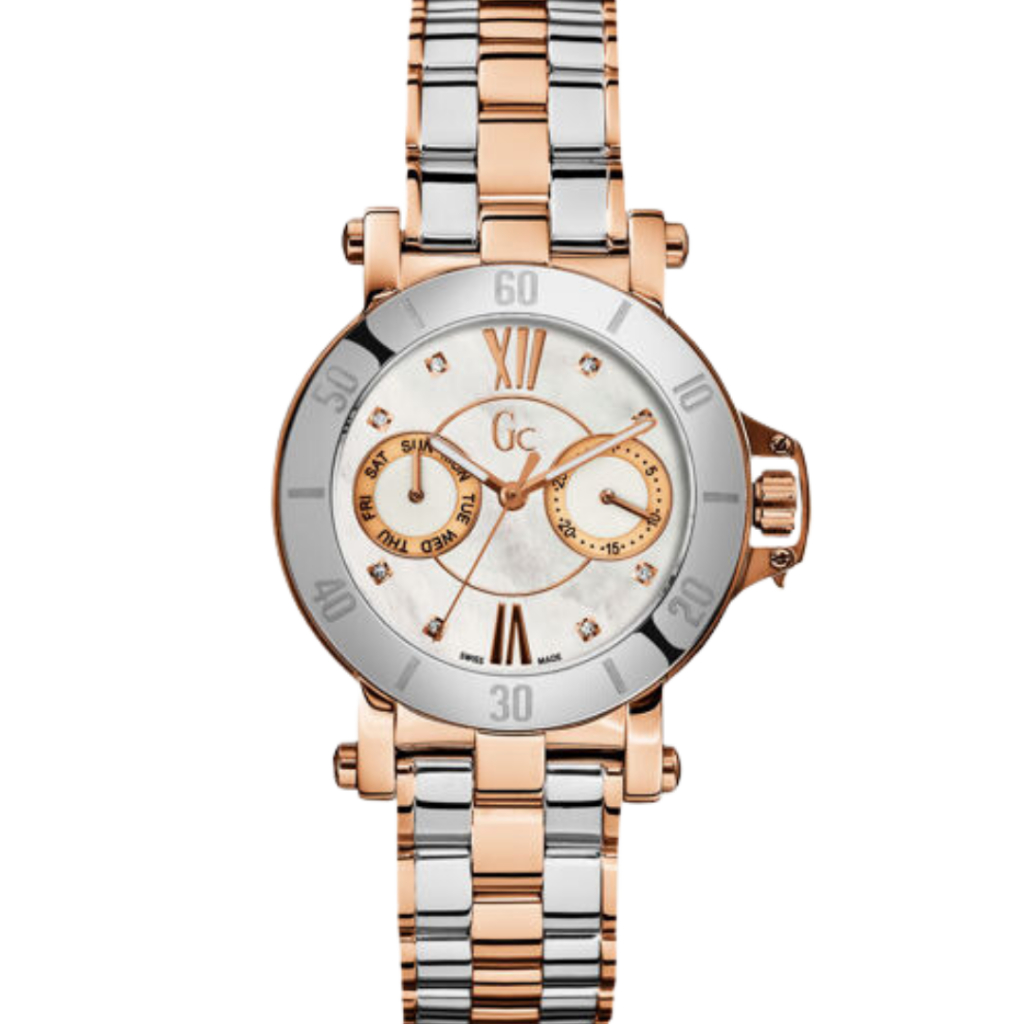 JAM TANGAN WANITA GUESS COLLECTION GCX74104L1S GC X74104L1S X74104 L1S GC FEMME CHRONOGRAPH SAPPHIRE