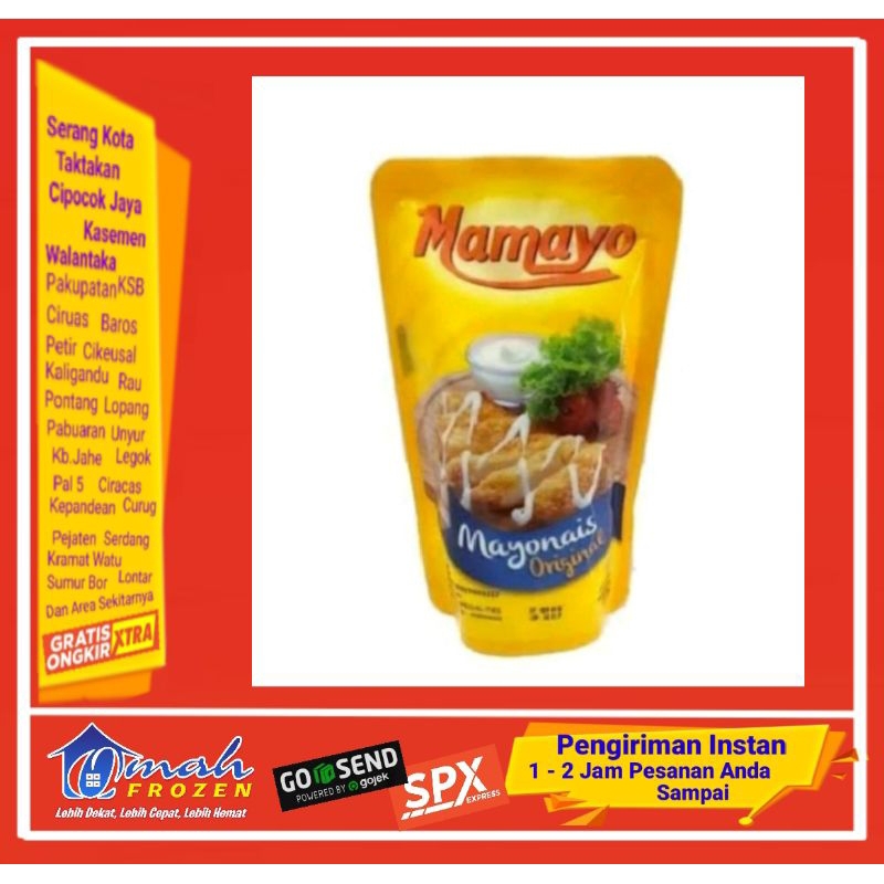 

Mayonaise Mamayo Original 200g, Mayonis, Frozen Serang