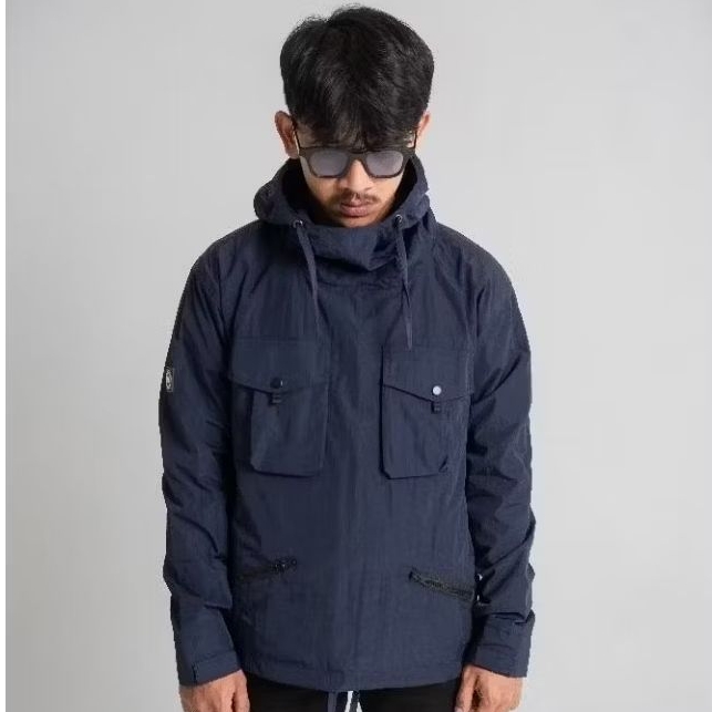 TROUBLEMAKER SMOK JACKET QSSAM NAVY - SMOK JACKET - CASUAL JACKET - ANORAK JACKET