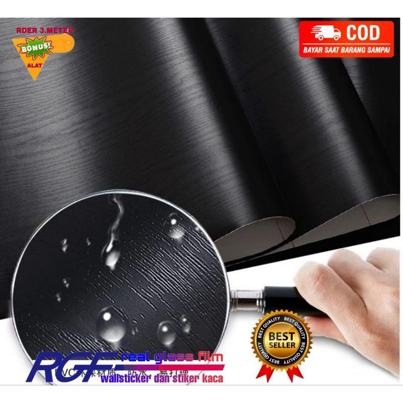 Stiker kayu wallpaper stiker lemari meja kayu kitchen set dinding dapur laptop