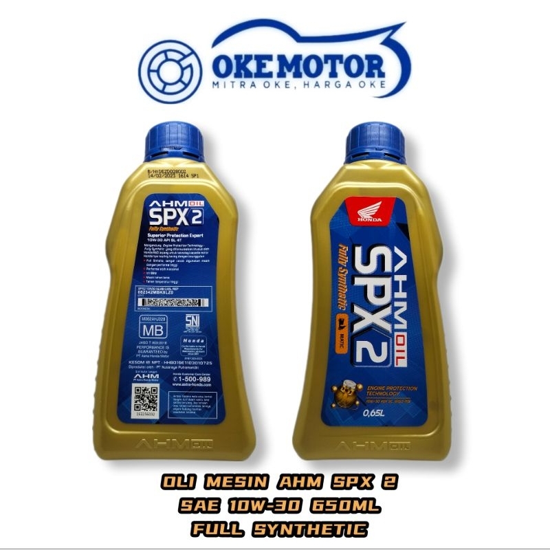 Oli AHM SPX2 Full Synthetic Matic SAE 10W-30 650ml