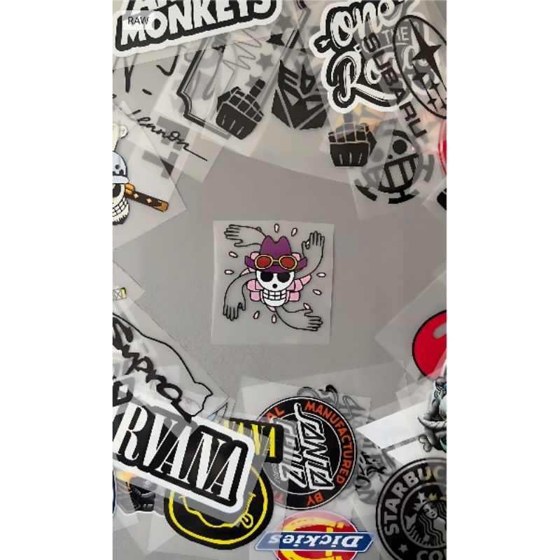 

Sablon Setrika Logo Nicorobin One Piece Sablon DTF Kualitas Premium Tahan Lama