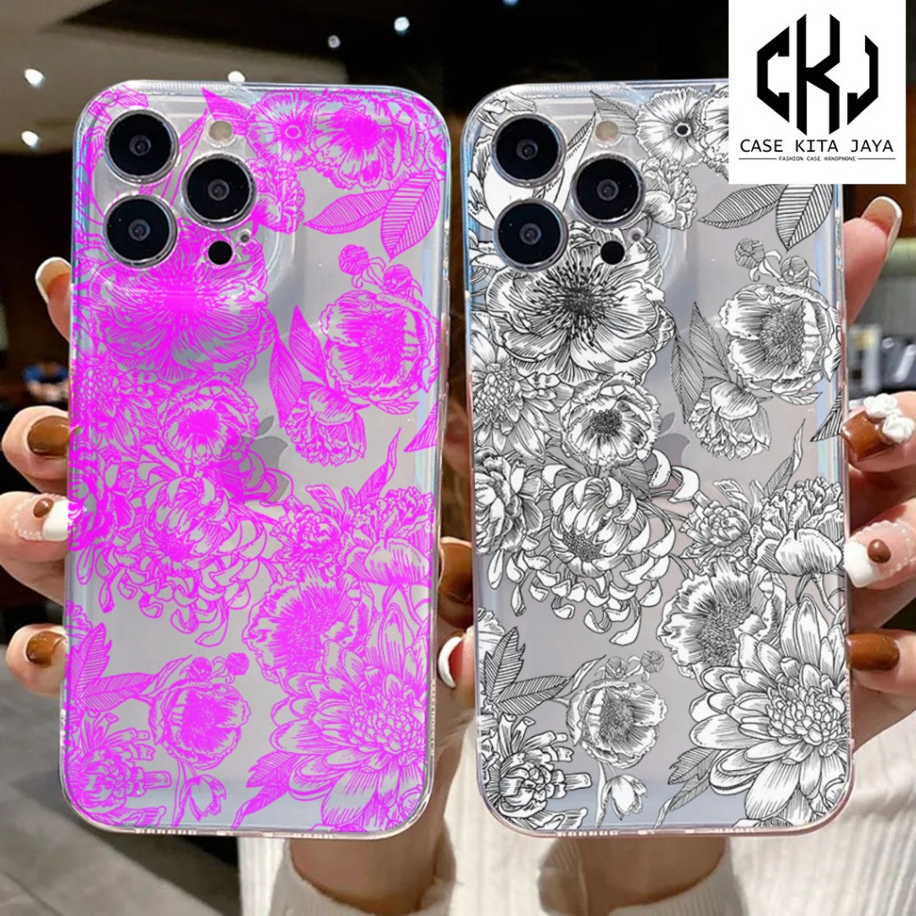 Case TECNO SPARK 20 TECNO 20C TECNO 20 PRO TECNO GO 2023 TECNO GO 2024 - Casing Hp Motif FLOWER2 - C
