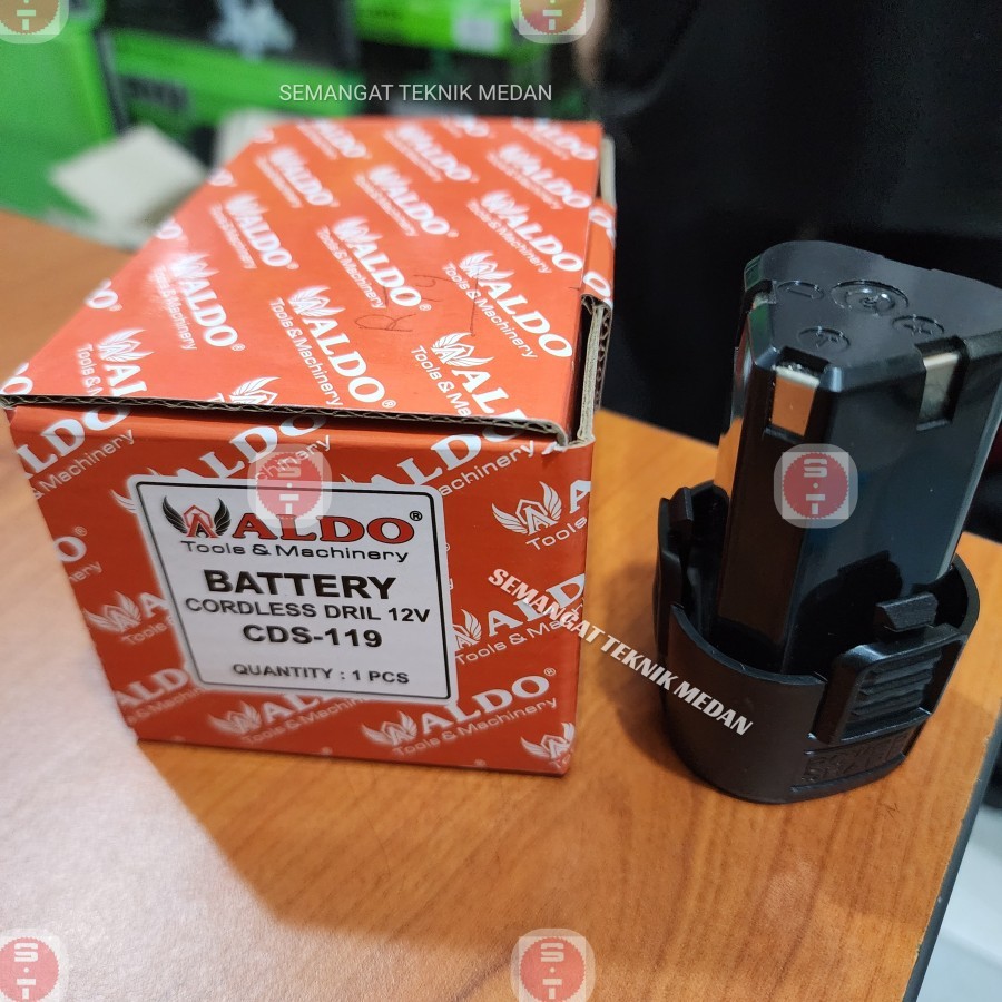 BATTERY BATERAI BOR BATERE LITIUM 12V REAL 1.5AH ALDO