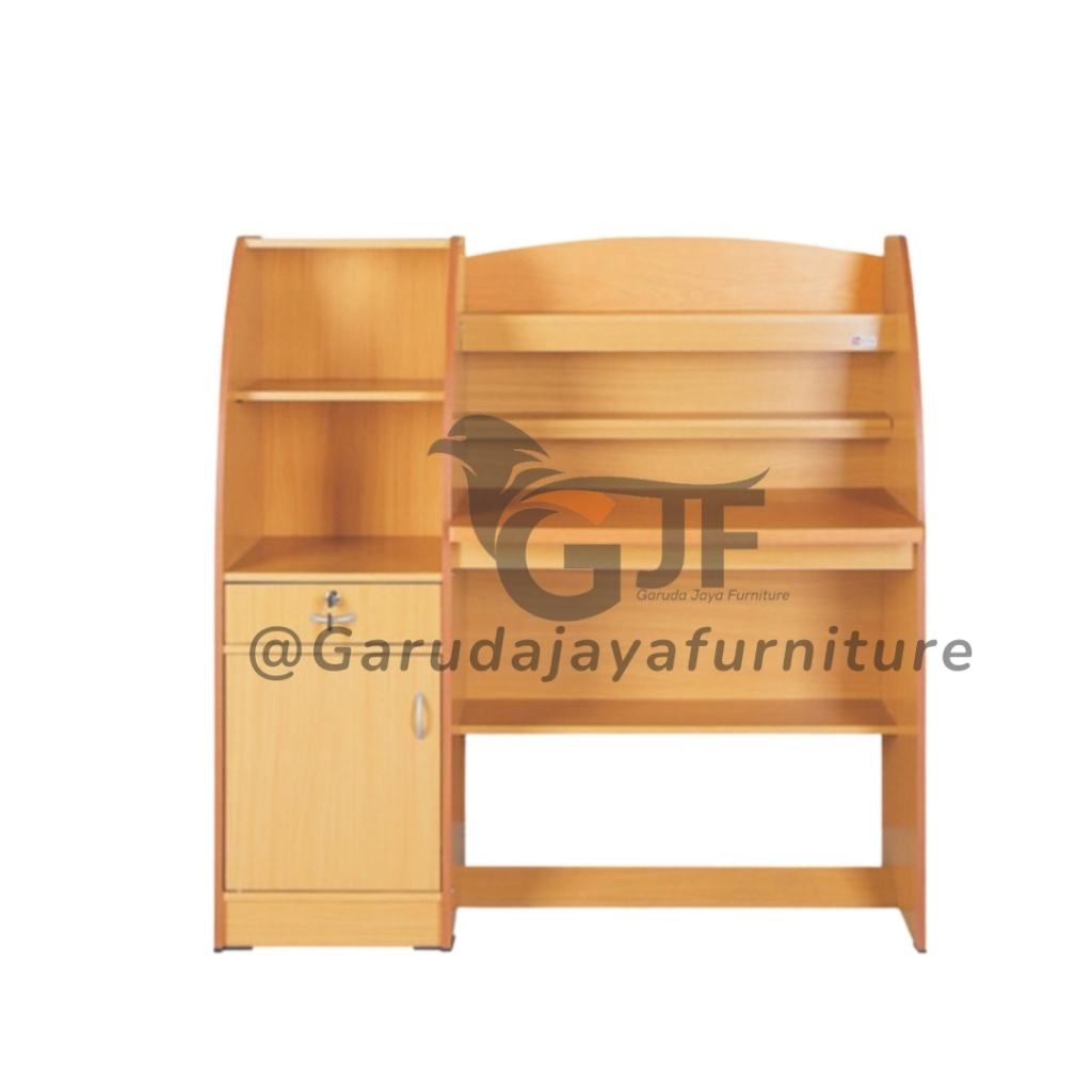 MEJA BELAJAR/MEJA BELAJR MODEL BESAR DENGAN RAK RAK/MEJA TULIS/MEJA KERJA/LEMARI MEJA BELAJAR VINO M