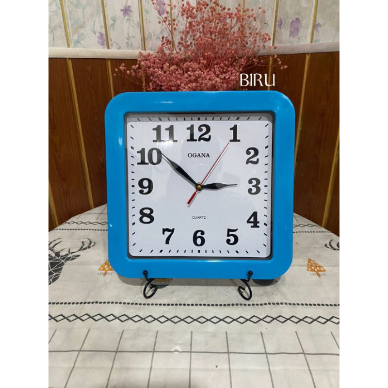 Jam Dinding Ogana Petak Polos & Kalig DM 30CM 777