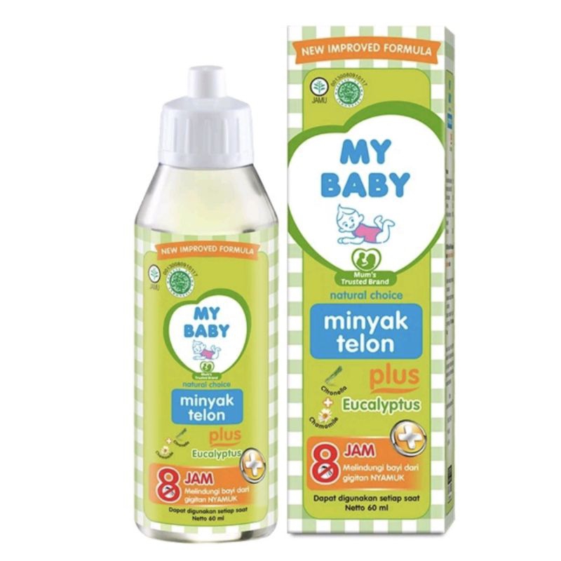 MY BABY MINYAK TELON 60ML 90ML/MINYAK TELON MY BABY 60 ML/MINYAK TELON MY BABY 90 ML/MY BABY MINYAK 