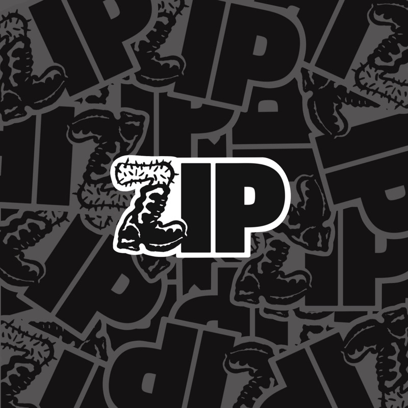 Stiker band ZIP Hardcore