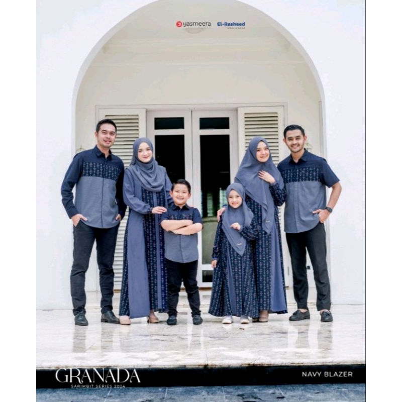 BAJU MUSLIM SARIMBIT GRANADA YASMEERA by Butik Yasmeera